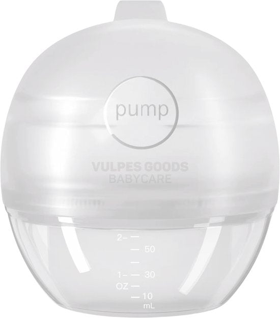 Vulpes Goods® Babycare - Leakshell - Muttermilchauffangbehälter - Milchauffangbehälter - tragbarer Becher - freihändig - Muttermilchauffangbehälter - Leakshell - Brustschale - Muttermilchauffangbehälter - BPA frei - 60ML Auffangbehälter