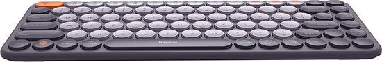 Baseus kabellose Tastatur K01A - grau - orange - kabellose Tastatur - tri-mode
