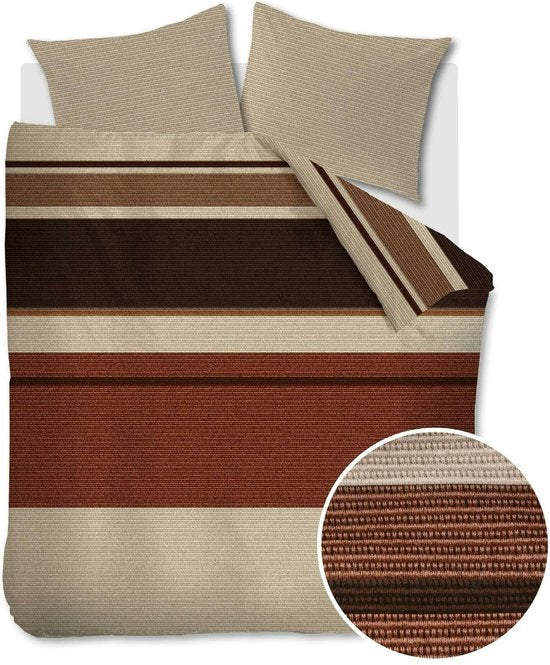 Beddinghouse Raya Bettbezug - Lits-Jumeaux - 240x200/220 - Steinrot