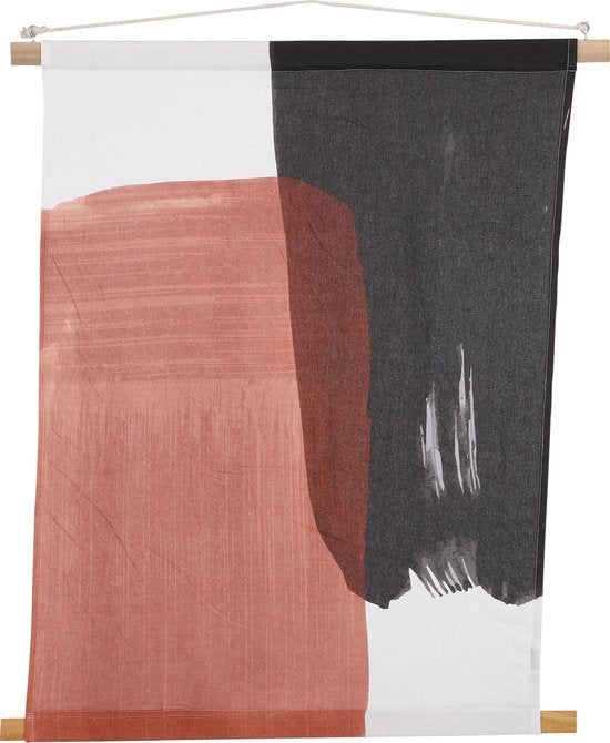 In The Mood Collection Maui Wanddekoration - L100 x B82 cm - Beige