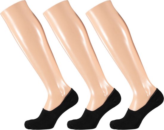 Apollo 3-pair No Show low trainer socks - Füßlinge Strümpfe Füße - 42 - Schwarz