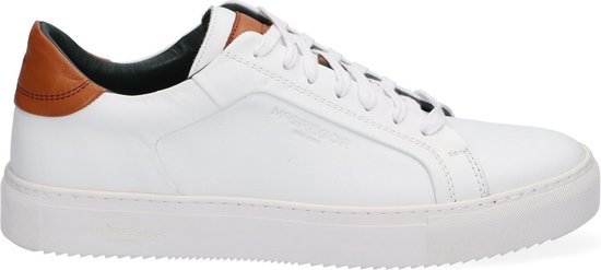 McGregor Herren Turnschuhe - Weiß - Niedrige Turnschuhe - Leder - Schnürsenkel