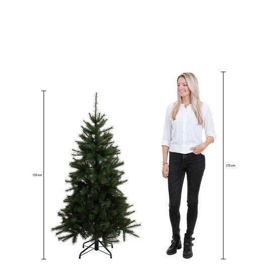 Triumph Tree Bristlecone Künstlicher Weihnachtsbaum - H155 x Ø99 cm - Grün