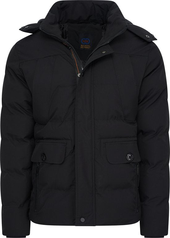 Mario Russo Ranger Jacket - Jacke Männer - Winterjacke Männer - Wasserabweisend - Winddicht - Schwarz - M