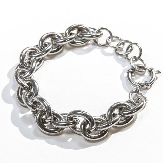 Laura Ferini Damenarmband Donna Forte Silber - Silbergliederarmband - 18K Weißgold vergoldet - Schmuck - Accessoires - Schmuck - Damenarmband