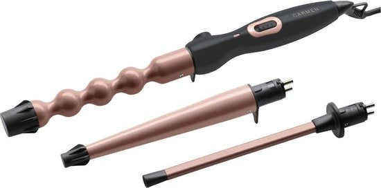 Carmen CT6525 - Lockenstab - Schwarz/RosÃ©gold