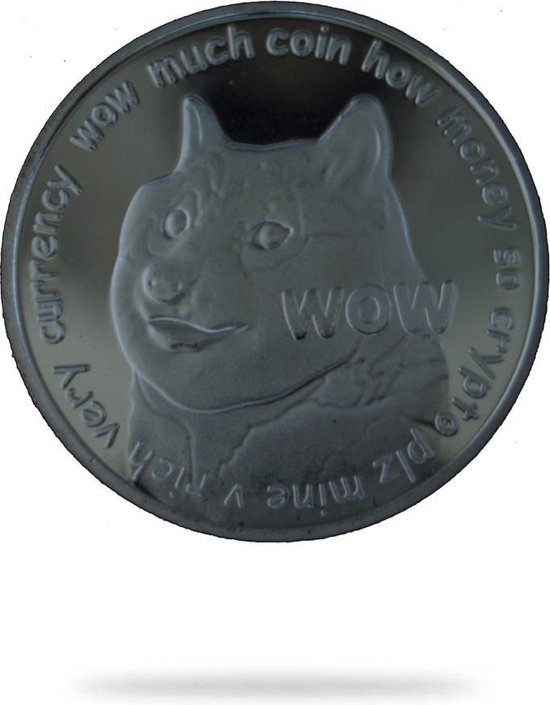 Doge Münze Silber - Kryptotoken - physische Münze