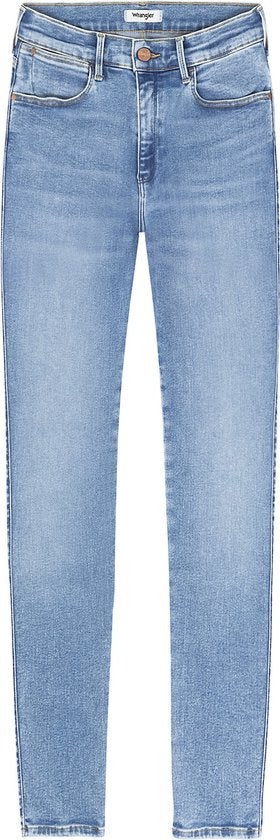WRANGLER HIGH SKINNY BLAU LOVE SKINNY JEANS-DAMEN