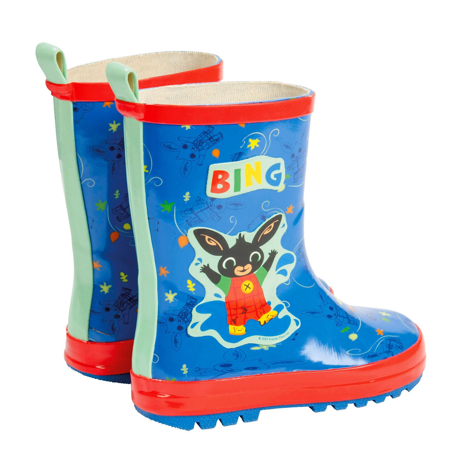 Bing Regenstiefel Größe 22/23 - Rot - Länge 15 cm - Höhe 13 cm