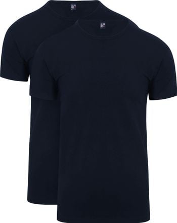 Alan Red Ottawa T-shirt Stretch Navy (2er-Pack)