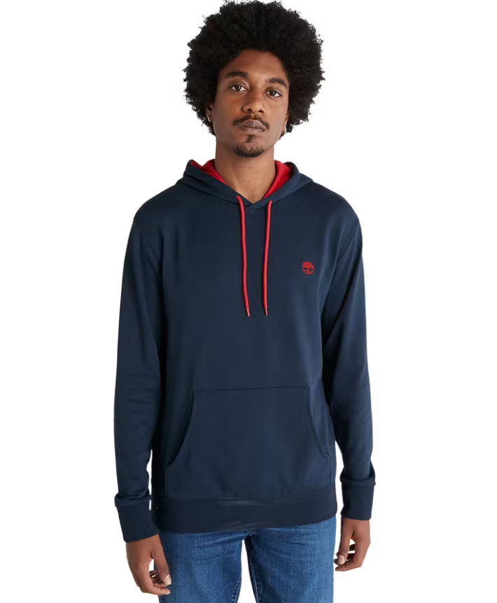 Timberland Hoodie Oyster Loopback - Männer - Navy - Größe M