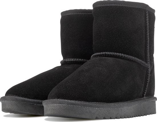 Hausschuhe Damen - Hausschuhe - Damenstiefel - Rutschfest - Memory Foam Fußbett - Schwarz - Größe 39