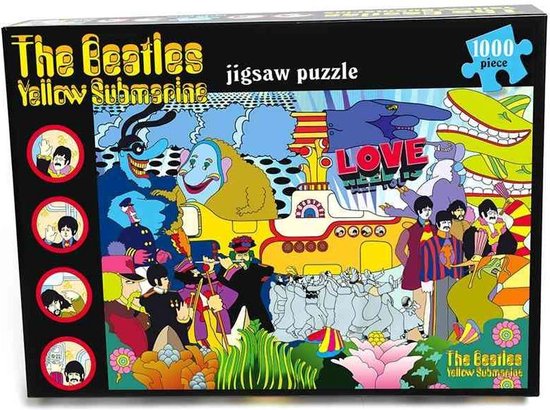The Beatles Puzzle Yellow Submarine 1000 Teile Mehrfarbig