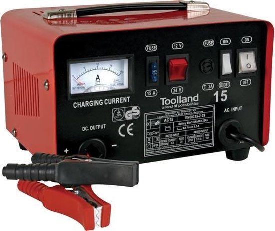 Toolland Batterieladegerät 12/24 V