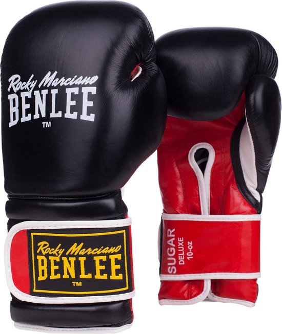 Benlee Sugar Deluxe Martial Arts Handschuhe Erwachsene - schwarz/weiß/gelb/rot