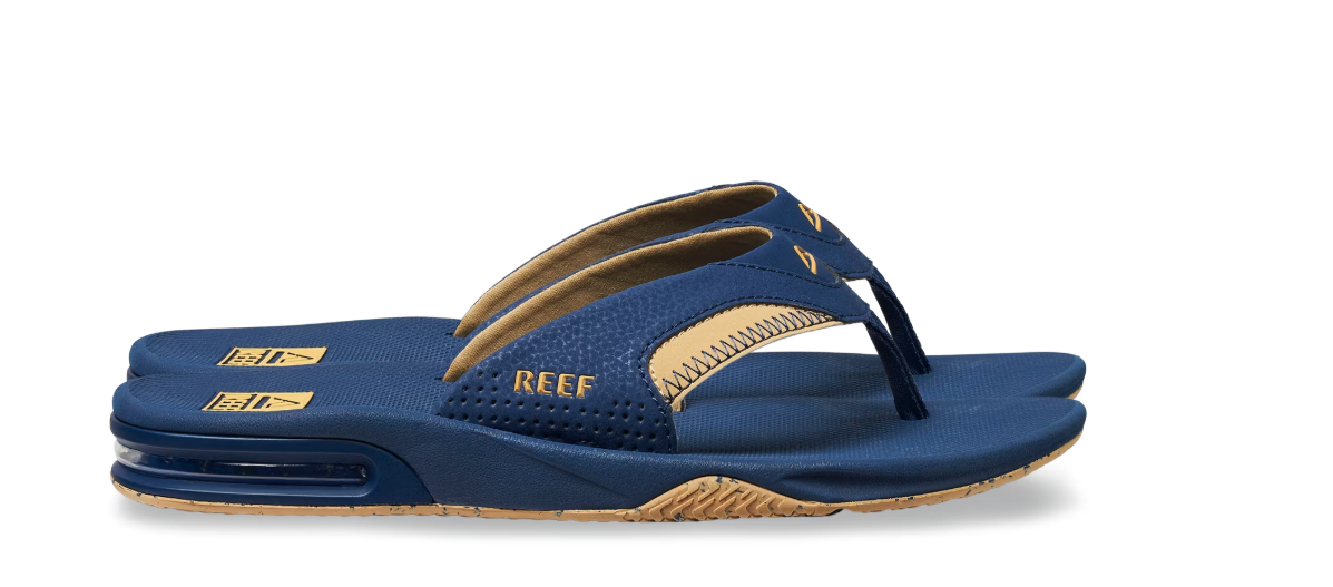 Reef Fanning Pantoffeln für Männer - Marineblau - Größe 42