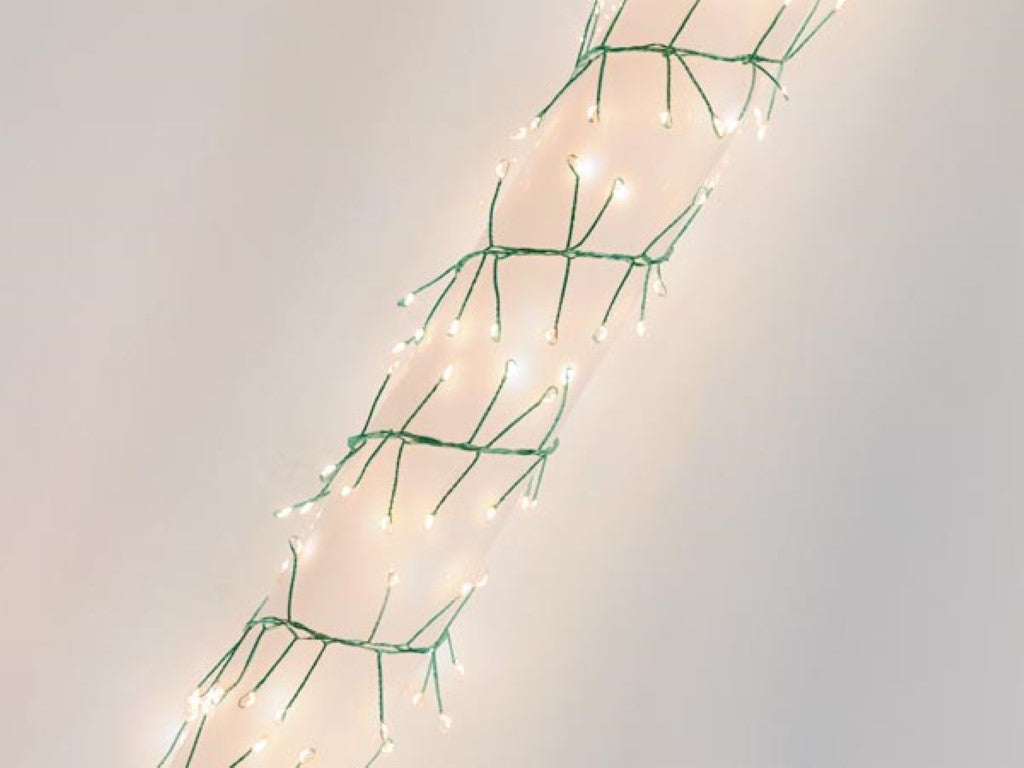Light Creations Cluster Beleuchtung - 6M - 600 LED - Weiß