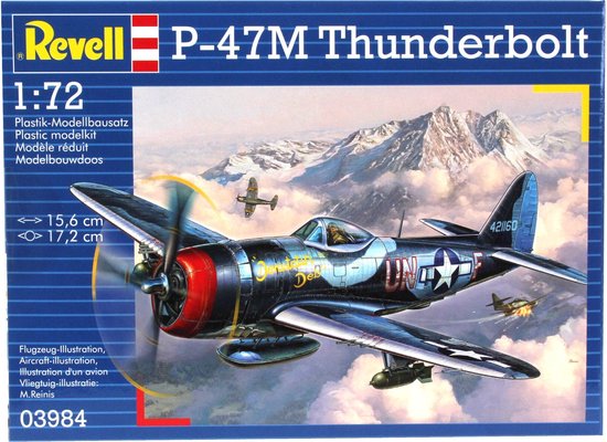1:72 Revell 03984 P-47 M Thunderbolt Plastikmodellbausatz