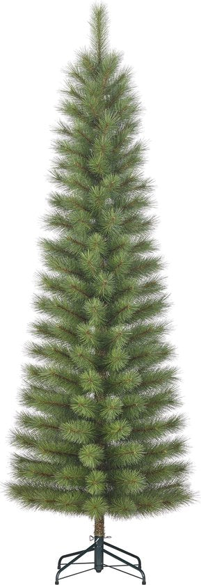 Black Box Schmaler künstlicher Weihnachtsbaum - Grün - H230 x Ø64 cm