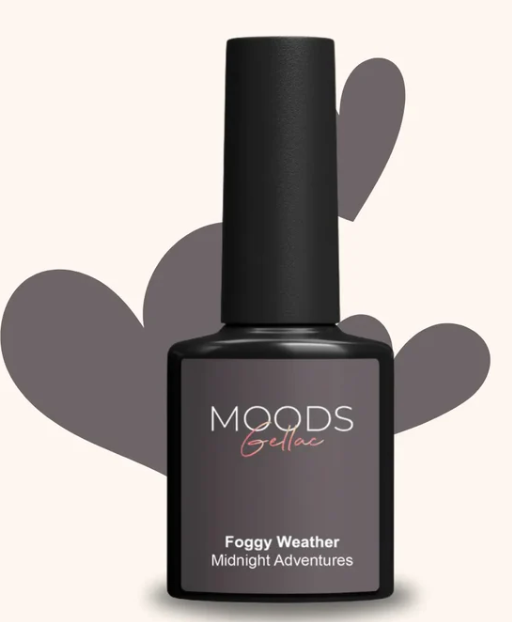 Moods Gellac 602 Foggy Weather - Gel-Lack - Grau - 15ML