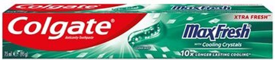 Colgate - Zahnpasta - MaxFresh mit kühlenden Kristallen - Saubere Minze - 100ml
