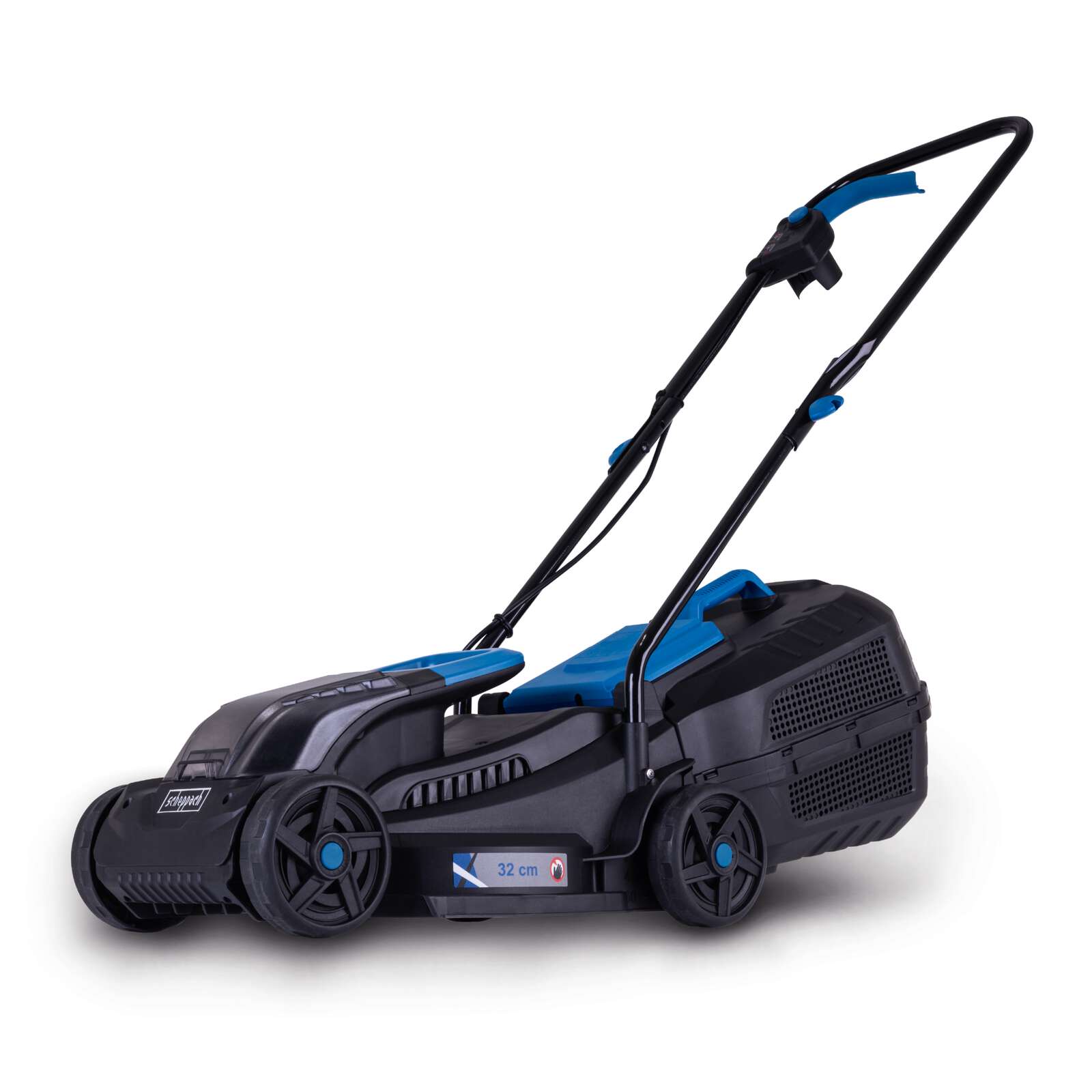 Akku-Rasenmäher BC-MP320-X Scheppach | Brushless | 32cm Schnittbreite | für 250-300m2 | 30L Fangkorb | ohne Akku & Ladegerät