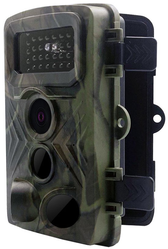 Professionelle Wildkamera mit Nachtsicht - 1080P Full HD & 58MP - 34 Infrarot-LEDs - IP54 Wasserdicht - Tragbare Jagdkamera für Outdoor & Naturbeobachtung - Tag und Nacht einsetzbar