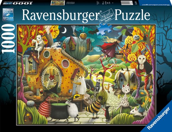 Ravensburger Puzzle Happy Halloween - Puzzlespiel - 1000 Teile