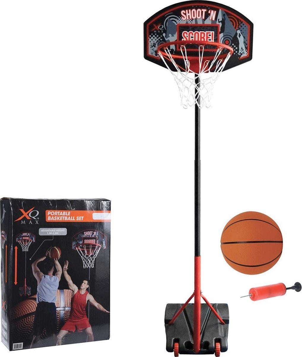 XQ Max Basketball Set - Basketballständer - Verstellbar von 1
