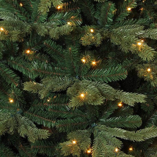 Triumph Tree Sherwood Deluxe Künstlicher Weihnachtsbaum mit LED-Lichtern - H185 x Ø127 cm - Grün