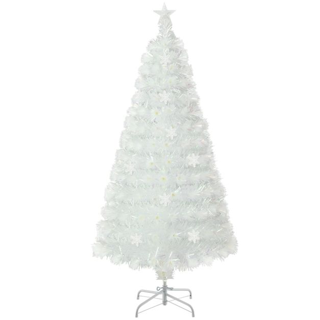 Coast Weihnachtsbaum - LED - Fiberglas - Inkl. L-zertifiziertem Adapter - 180x79cm - Weiß