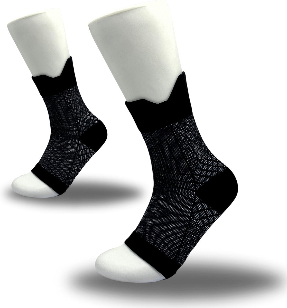 Sandside Kompressionsstrümpfe mit offener Spitze - Unisex Stützstrümpfe für Sport