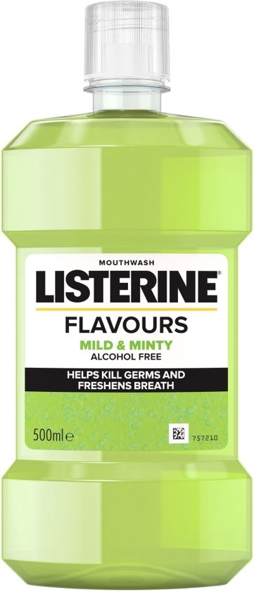 LISTERINE® Geschmacksrichtungen Mild und Minze - 500 ml