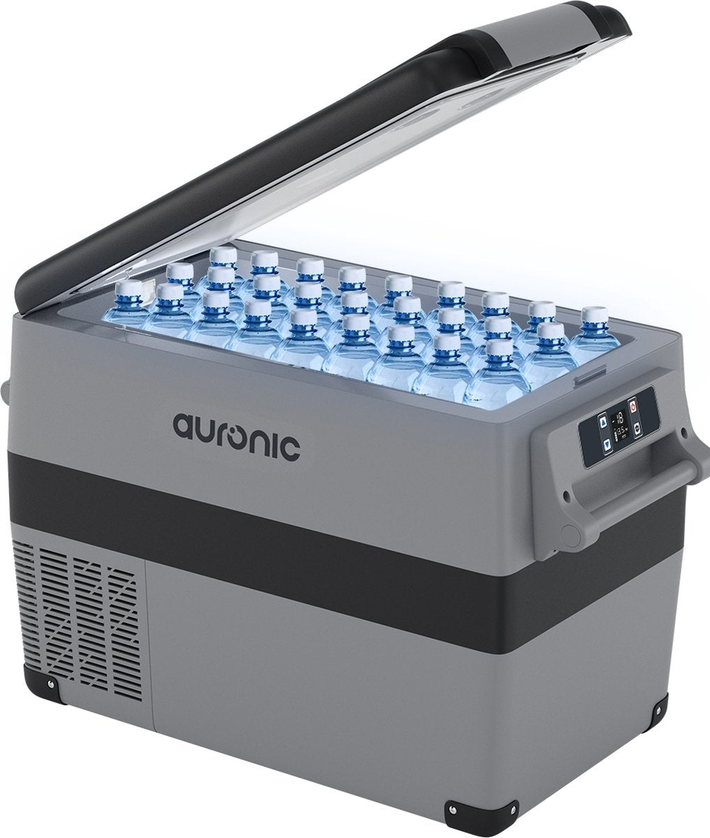 Auronic Electric Compressor Coolbox - Kühlbox - 40.5L - 12V und 240V - Grau