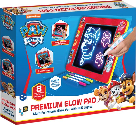 PAW Patrol - Premium Glow Pad - Magische Zeichentafel - Multicolour