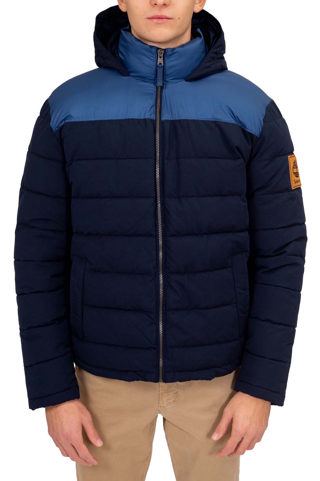 Timberland South Twin Jacke - Marineblau - mit Logo Patch - Größe 3XL