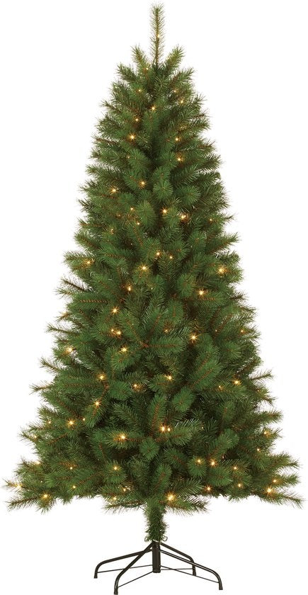 Giftsome Künstlicher Weihnachtsbaum mit Lichtern - Weihnachtsbaum 185 CM - Künstlicher Baum mit LED