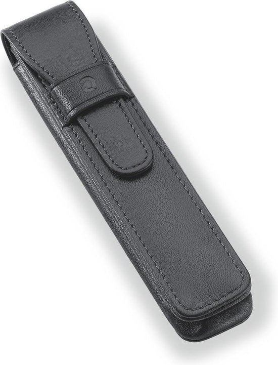 Ledertasche für 1 Stück. schwarz