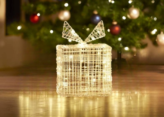 Nampook Weihnachtsbeleuchtung Geschenkbox - 40 LED - 20cm hoch