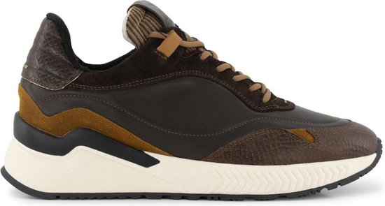 DenBroeck Baxter St. - Casual Leder Herren Turnschuhe - Braun - Größe 44