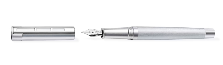 Staedtler Füllfederhalter Initium Metallum M - Silber