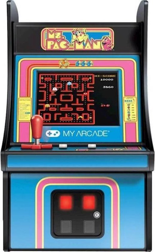 Mini Retro Arcade Poller - Meine Spielhalle - Frau PAC-MAN