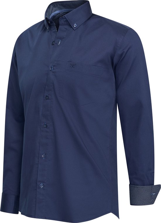 Cappuccino Italia - Herrenhemden Navy Größe L