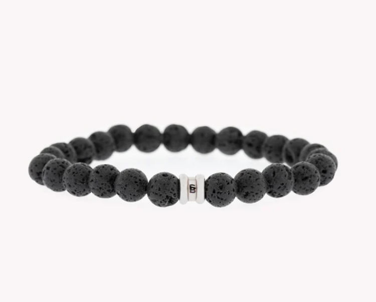 Steel & Barnett SBB/002 - Herrenarmband - Schwarz - Größe S