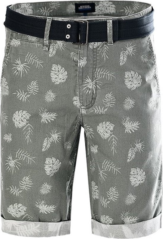 B Company Kleidung - Bermudahose - grüner Druck - Größe L