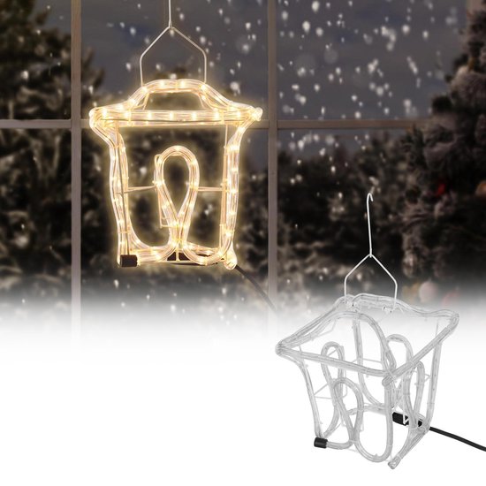 Weihnachtsbeleuchtung - Laterne - 25cm hoch