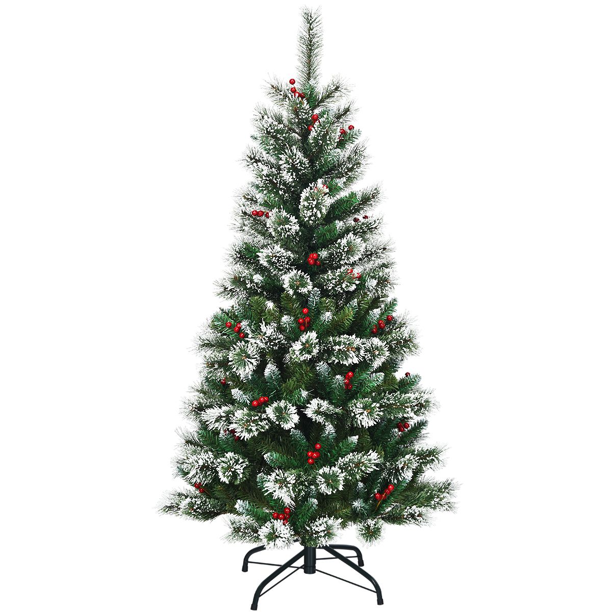 Coast Künstlicher Weihnachtsbaum mit künstlichem Schnee - 150 cm - PVC - Grün – Bild 2