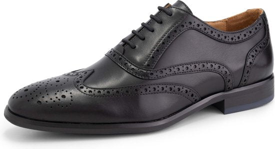 DenBroeck State St. Neat low Herren Schnürschuhe - Broques men - Schwarzes Leder