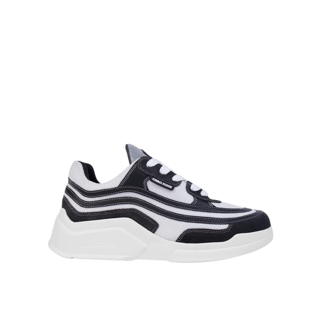 CNTF Sneakers FORTS-302 - Weiß mit Schwarz - Größe 45