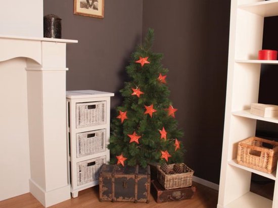 Paperstar - Lichtergirlande - rot - 10 m - 15 Sterne - 4